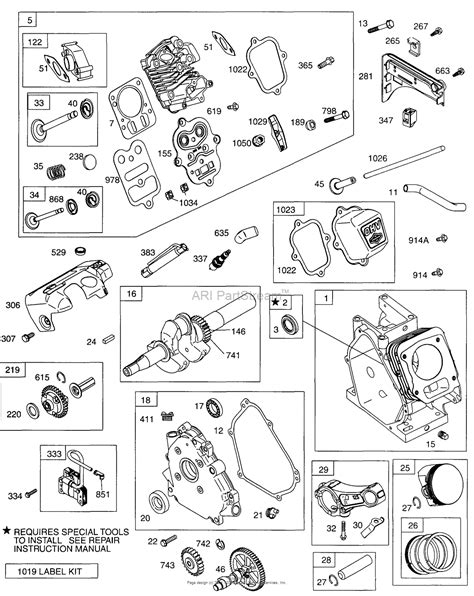 craftsman 179cc ohv engine diagram 